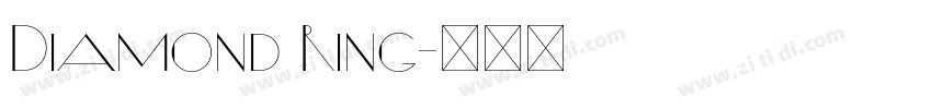 Diamond Ring字体转换